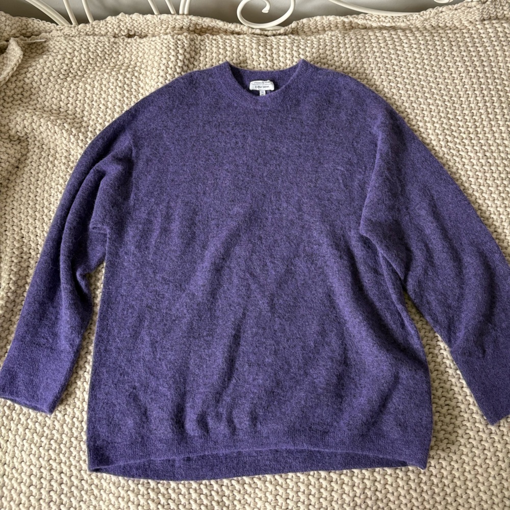 & Other Stories Oversized Purple Sweater